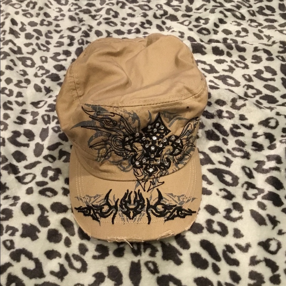 SOLD***Khaki airbrush be jeweled